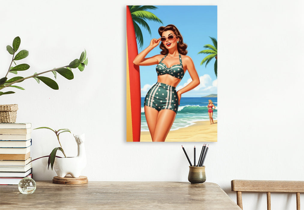 Premium Textil-Leinwand Donna