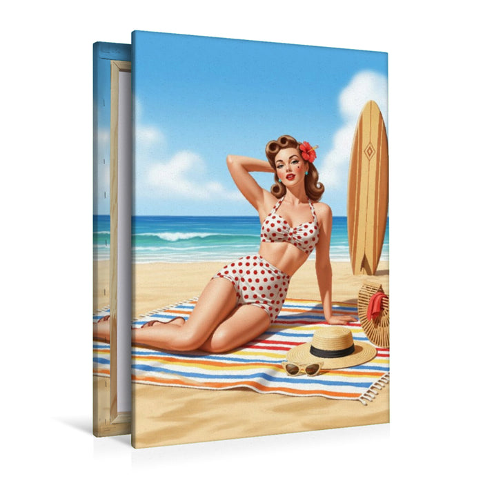 Premium Textil-Leinwand Liss