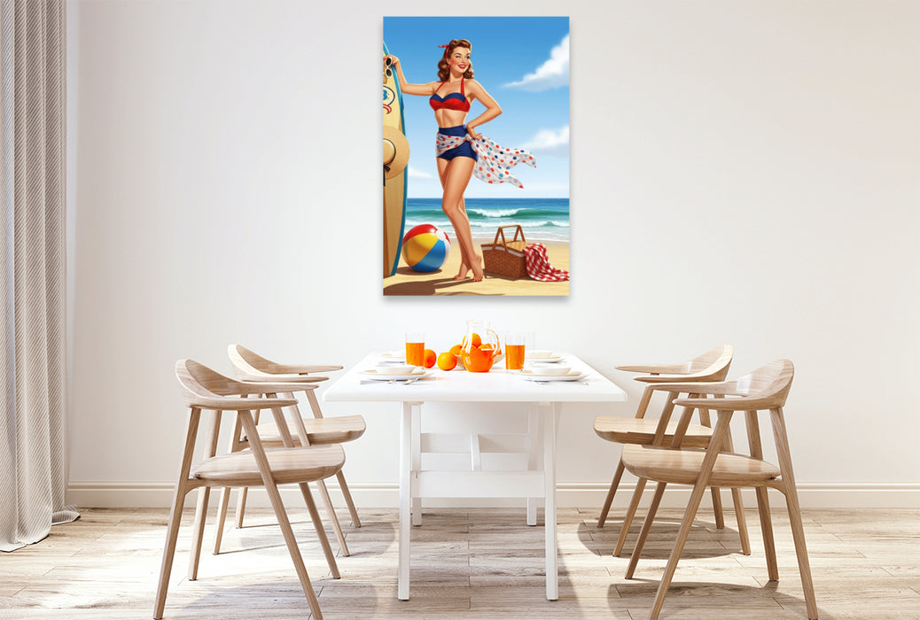 Premium Textil-Leinwand Sandra