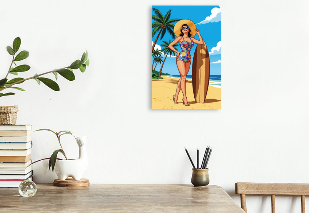 Premium Textil-Leinwand Patricia