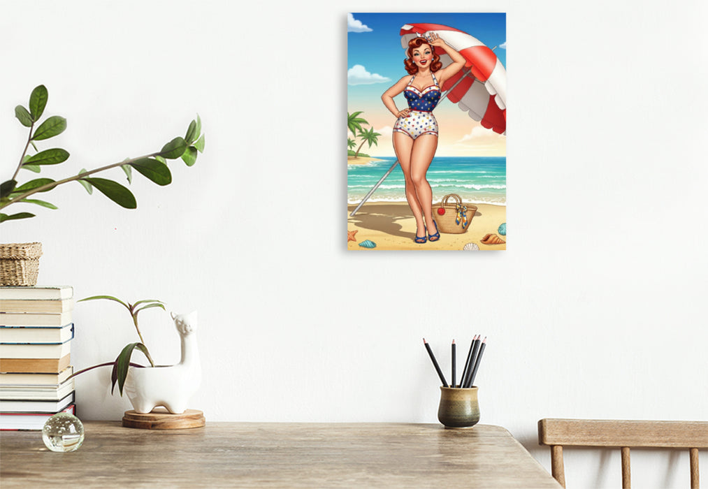 Premium Textil-Leinwand Susan