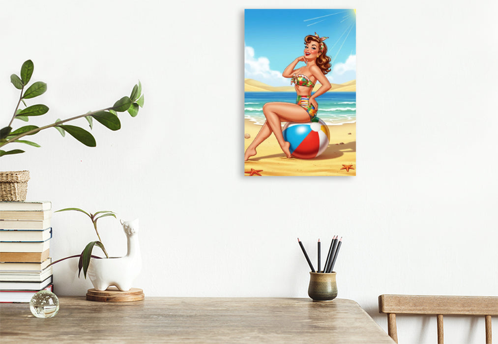 Premium Textil-Leinwand Nancy