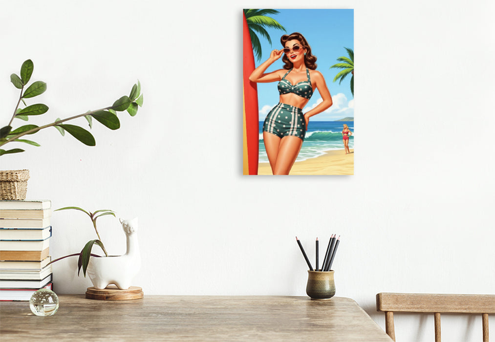 Premium Textil-Leinwand Donna