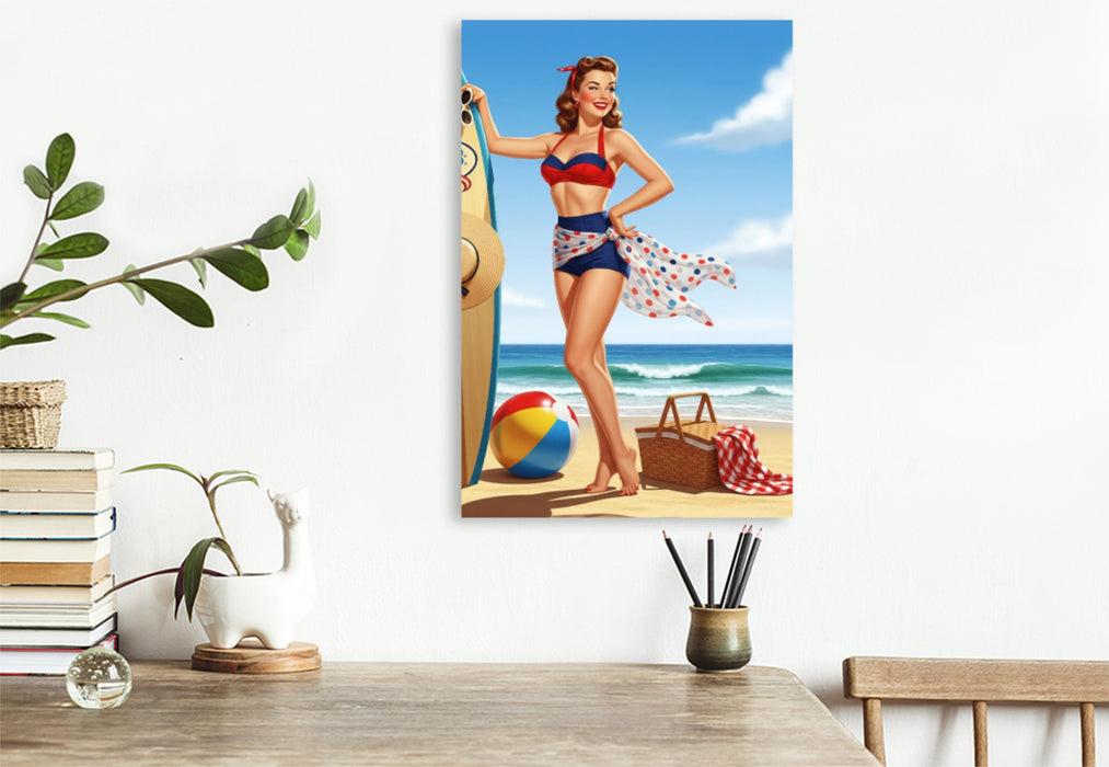 Premium Textil-Leinwand Sandra