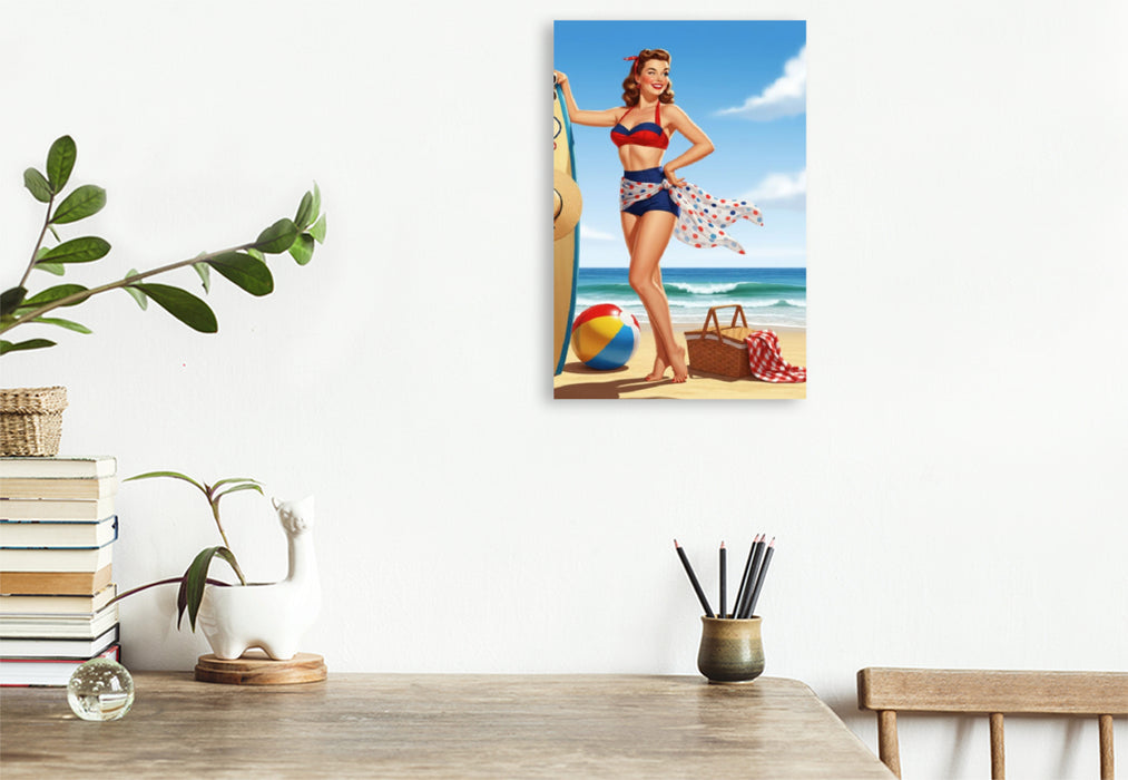 Premium Textil-Leinwand Sandra