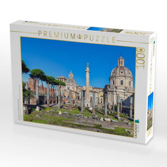 Trajansforum mit der Trajanssäule in Rom - CALVENDO Foto-Puzzle'