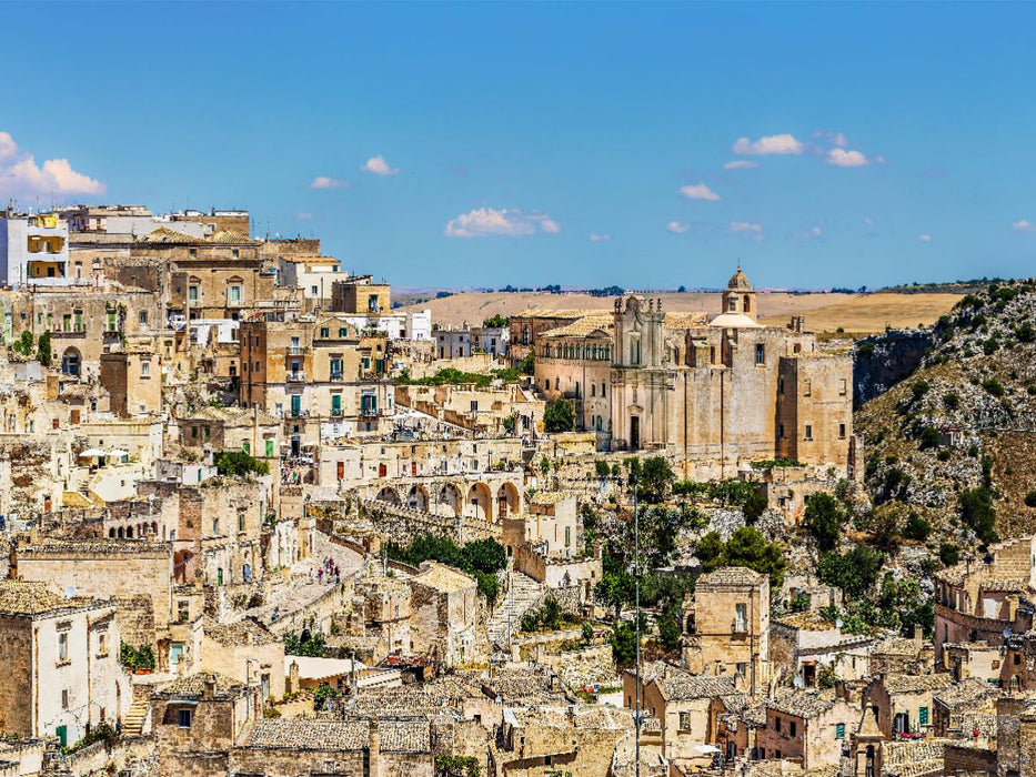 Matera mit dem Sasso Barisano - CALVENDO Foto-Puzzle'