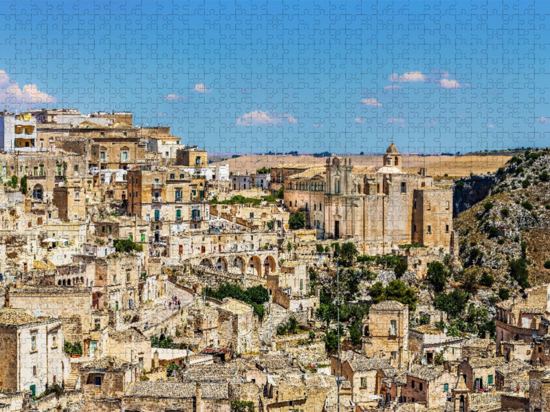 Matera mit dem Sasso Barisano - CALVENDO Foto-Puzzle'