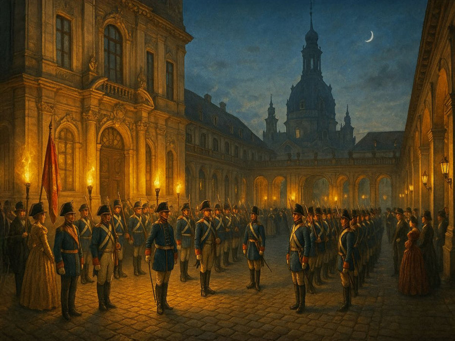 Wachablösung vor dem Residenzschloß - CALVENDO Foto-Puzzle'