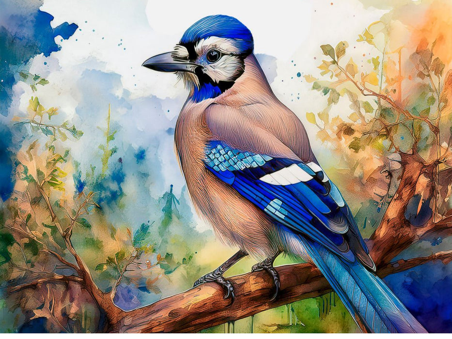 Eichelhäher - CALVENDO Foto-Puzzle'