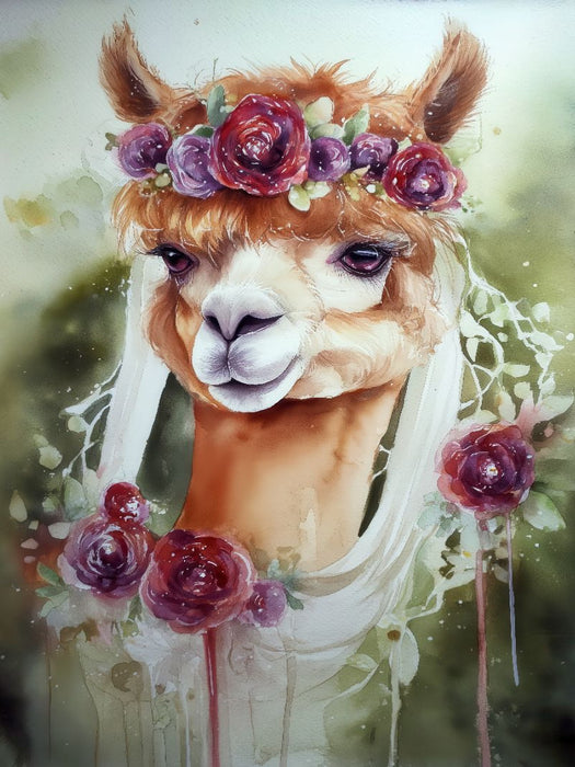 Alpaka-Braut - CALVENDO Foto-Puzzle'