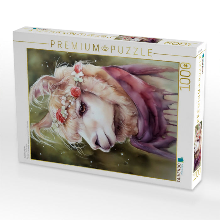 Niedliches Alpaka - CALVENDO Foto-Puzzle'