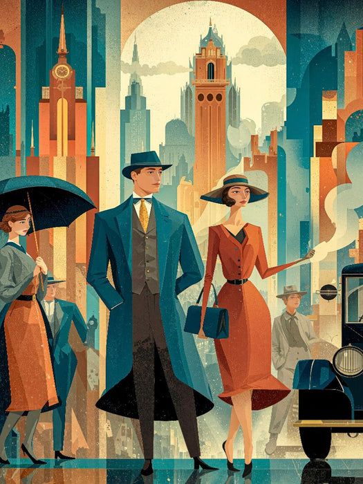 Vollendete Ästhetik in der Ära der Großen Depression - CALVENDO Foto-Puzzle'