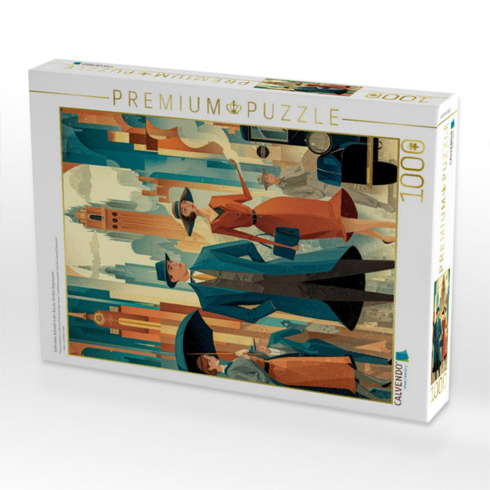 Vollendete Ästhetik in der Ära der Großen Depression - CALVENDO Foto-Puzzle'