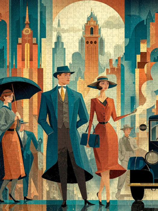 Vollendete Ästhetik in der Ära der Großen Depression - CALVENDO Foto-Puzzle'