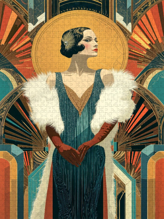 Ein visuelles Gedicht, das den Geist der Epoche einfängt - CALVENDO Foto-Puzzle'