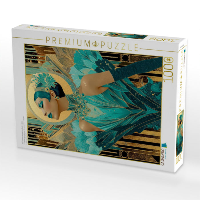 Sie symbolisiert die Ära des Art Deco - CALVENDO Foto-Puzzle'
