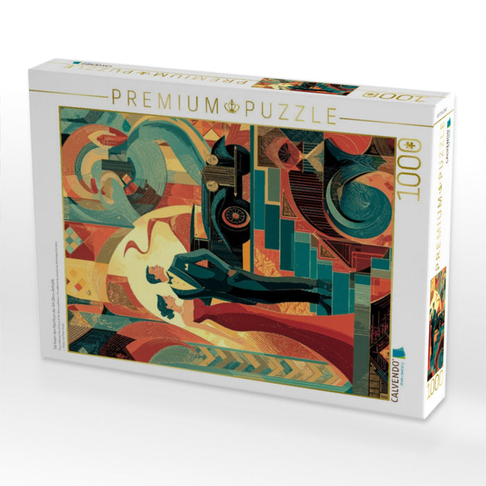 Sie feiern den Reichtum der Art-Deco-Ästhetik - CALVENDO Foto-Puzzle'