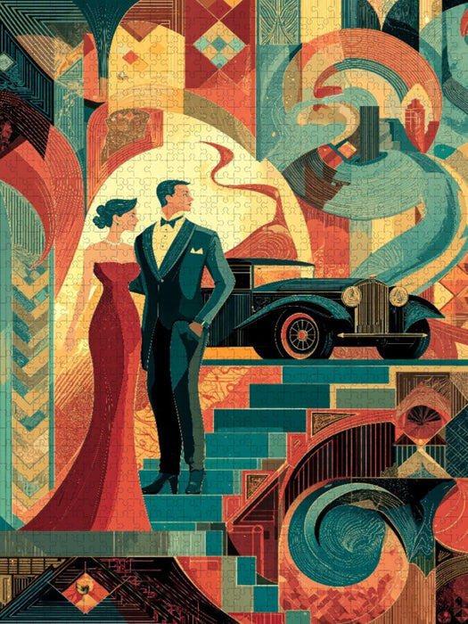 Sie feiern den Reichtum der Art-Deco-Ästhetik - CALVENDO Foto-Puzzle'