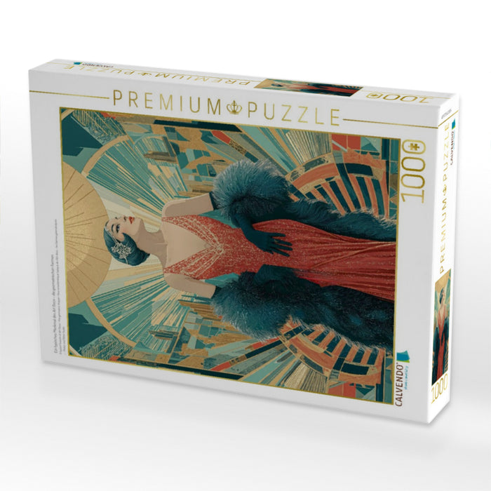 Ein typisches Merkmal des Art Deco - die geometrischen Formen - CALVENDO Foto-Puzzle'