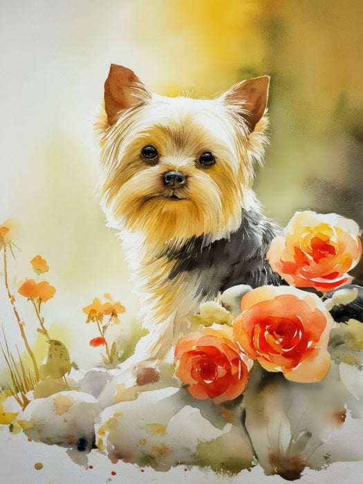 Yorkshire Terrier - CALVENDO Foto-Puzzle'