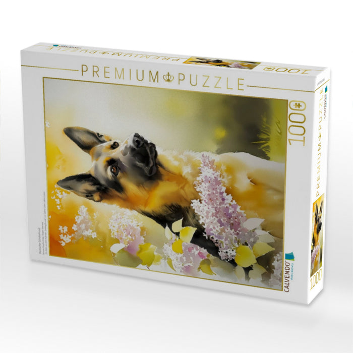 Deutscher Schäferhund - CALVENDO Foto-Puzzle'