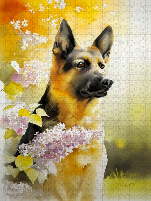 Deutscher Schäferhund - CALVENDO Foto-Puzzle'