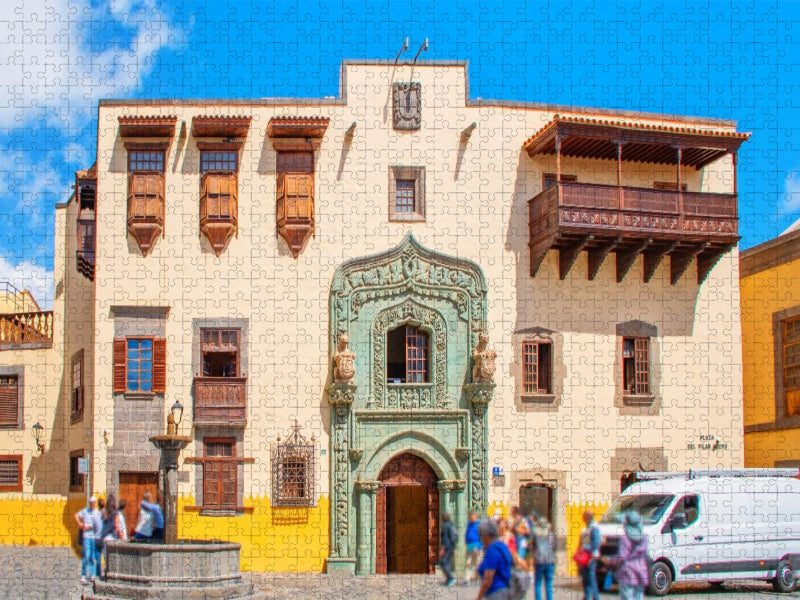 Kolumbushaus, Las Palmas de Gran Canaria - CALVENDO Foto-Puzzle'