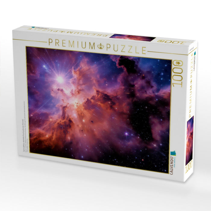 Gammablitze, abstrakte Kunstwerke des Himmels. - CALVENDO Foto-Puzzle'