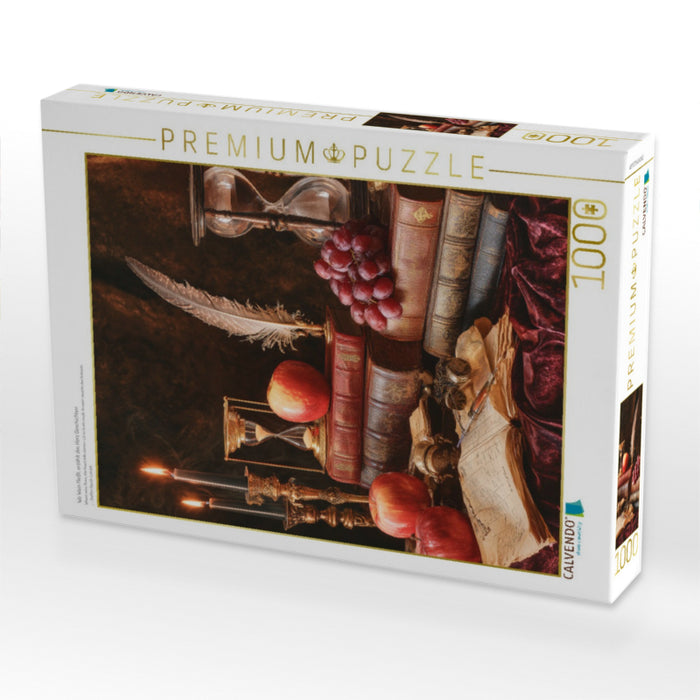 Wo Wein fließt, erzählt das Herz Geschichten - CALVENDO Foto-Puzzle'