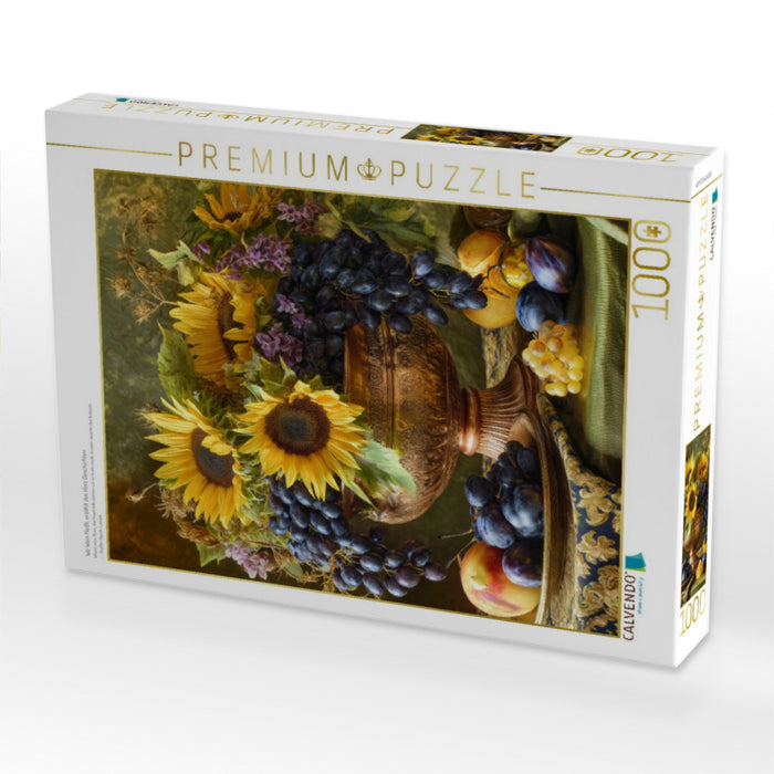 Wo Wein fließt, erzählt das Herz Geschichten - CALVENDO Foto-Puzzle'