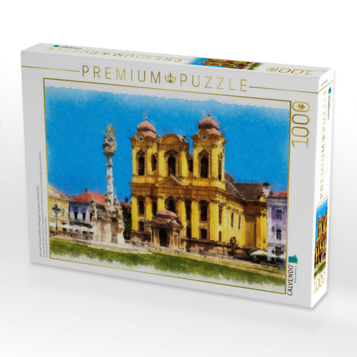 Dom von Timisoara (Sfântul Gheorghe), Rumänien 1736 bis 1763 - CALVENDO Foto-Puzzle'