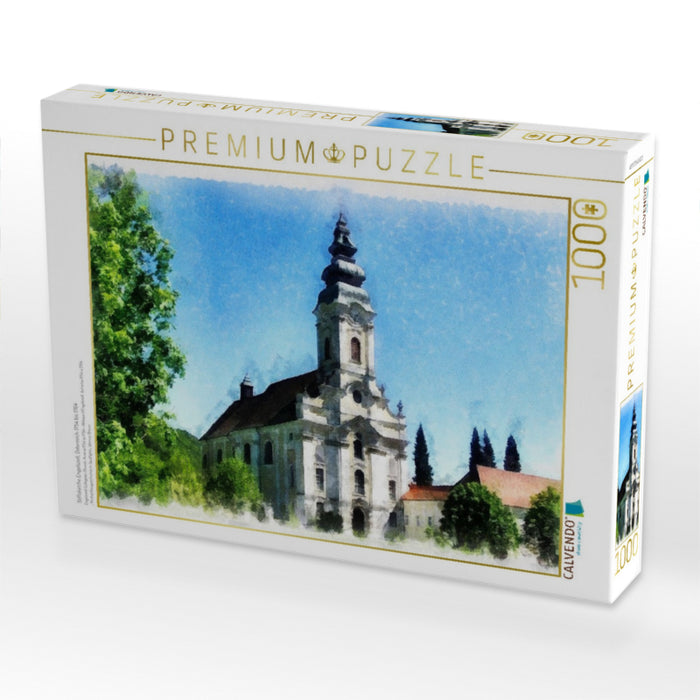Stiftskirche Engelszell, Österreich 1754 bis 1764 - CALVENDO Foto-Puzzle'