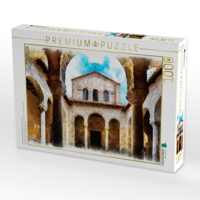 Euphrasius-Basilika, Porec, Kroatien 5. Jh. - CALVENDO Foto-Puzzle'