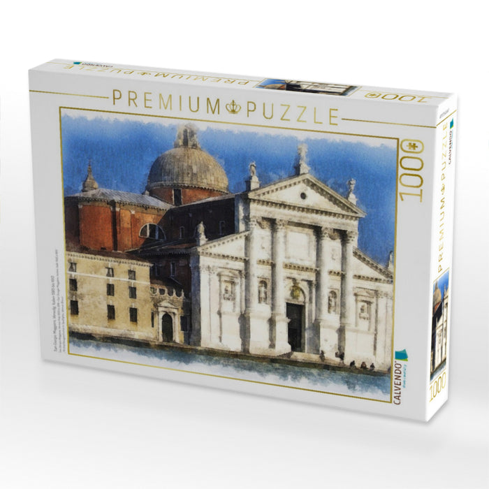 San Giorgio Maggiore, Venedig, Italien 1565 bis 1610 - CALVENDO Foto-Puzzle'