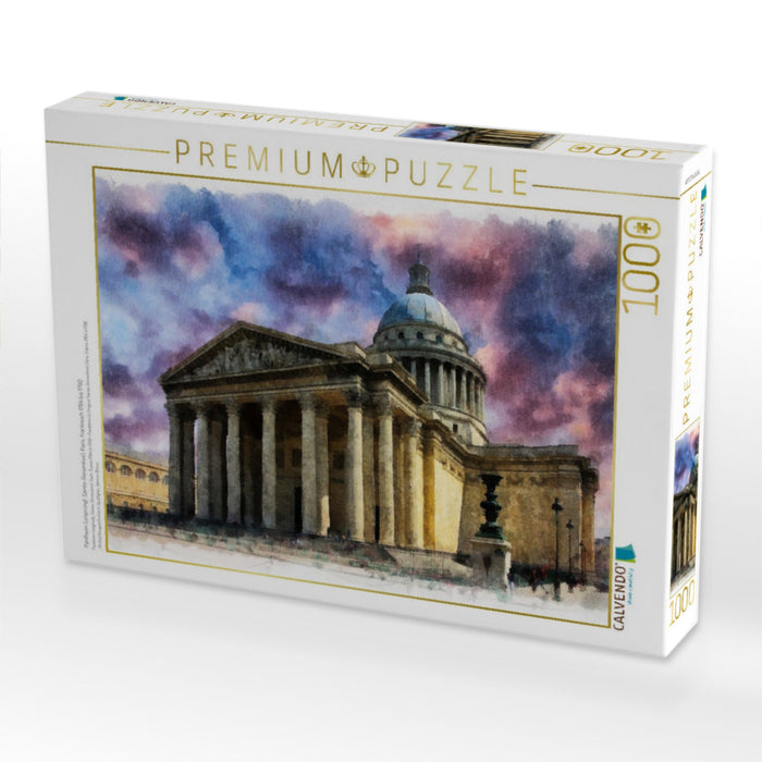 Pantheon (ursprüngl. Sainte-Geneviève), Paris, Frankreich 1764 bis 1790 - CALVENDO Foto-Puzzle'