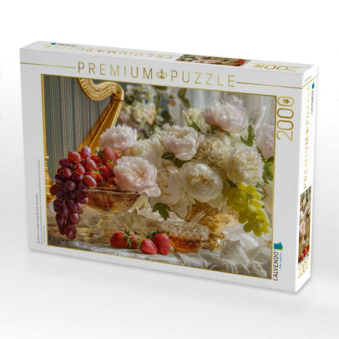 Wo Blumen wandern, tanzt die Süße des Lebens - CALVENDO Foto-Puzzle'