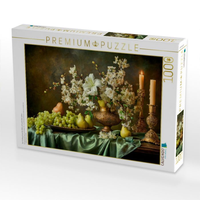 Der Frühling küsst die Stille und weckt das Leben - CALVENDO Foto-Puzzle'