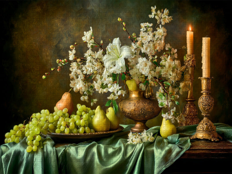 Der Frühling küsst die Stille und weckt das Leben - CALVENDO Foto-Puzzle'