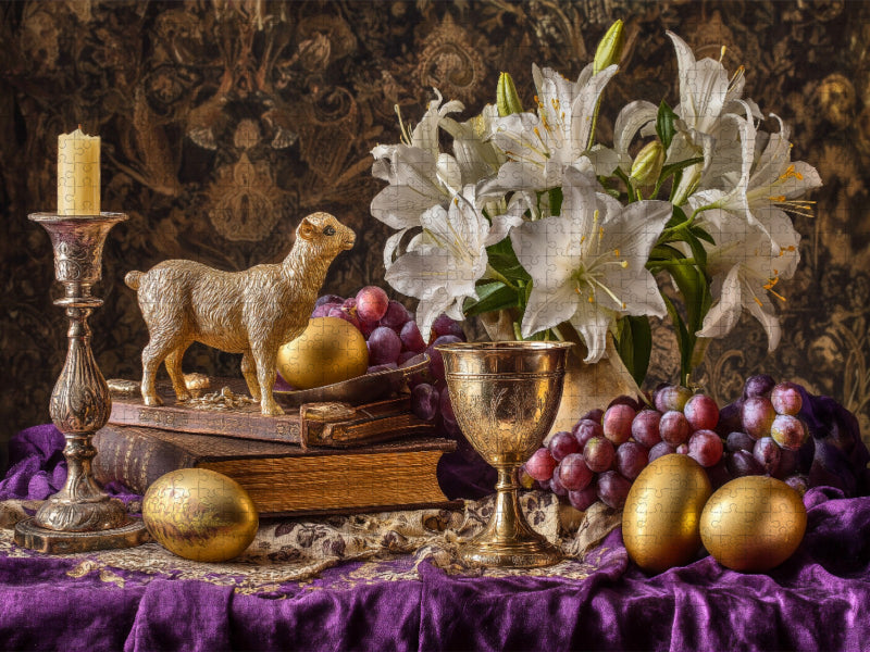 Jedes Licht erzählt vom Wunder des Erwachens - CALVENDO Foto-Puzzle'