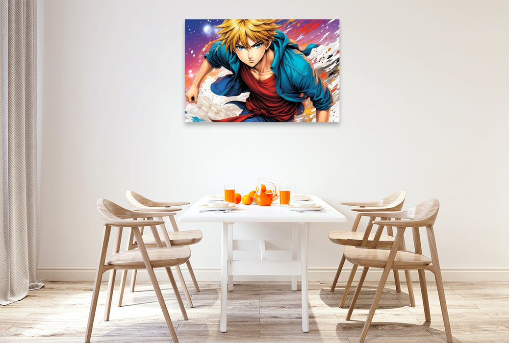 Premium Textil-Leinwand Manga Superboy Sota Hoshino - Der Junge, der die Sterne hört