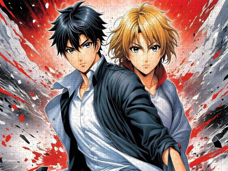 Manga Actionheld Taiga Misono - Der charmante Frauenheld - CALVENDO Foto-Puzzle'