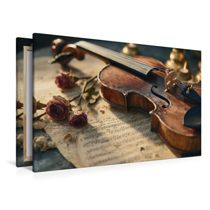 Premium Textil-Leinwand Ein Motiv aus dem Kalender Zeitgeflüster