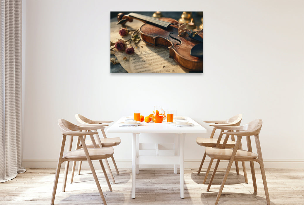 Premium Textil-Leinwand Ein Motiv aus dem Kalender Zeitgeflüster