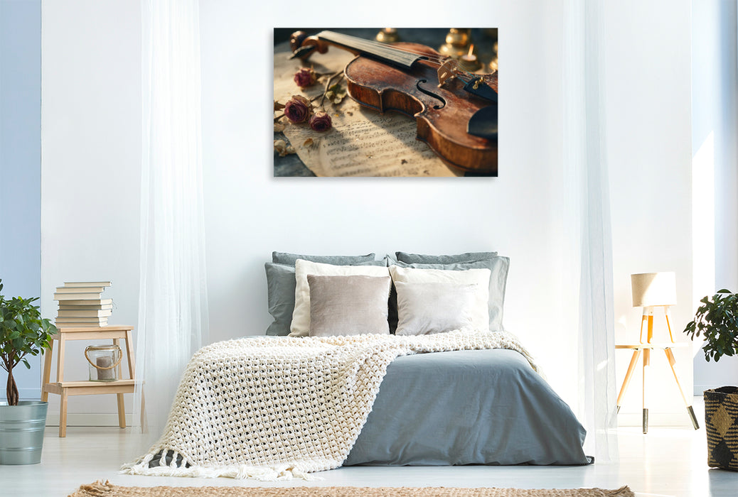 Premium Textil-Leinwand Ein Motiv aus dem Kalender Zeitgeflüster