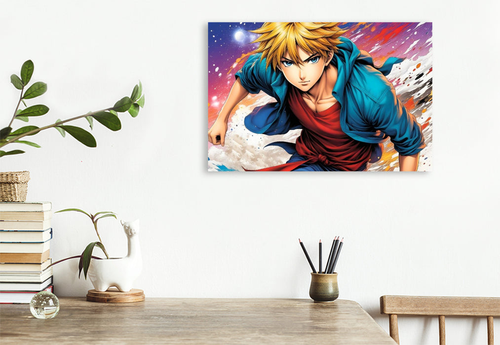 Premium Textil-Leinwand Manga Superboy Sota Hoshino - Der Junge, der die Sterne hört