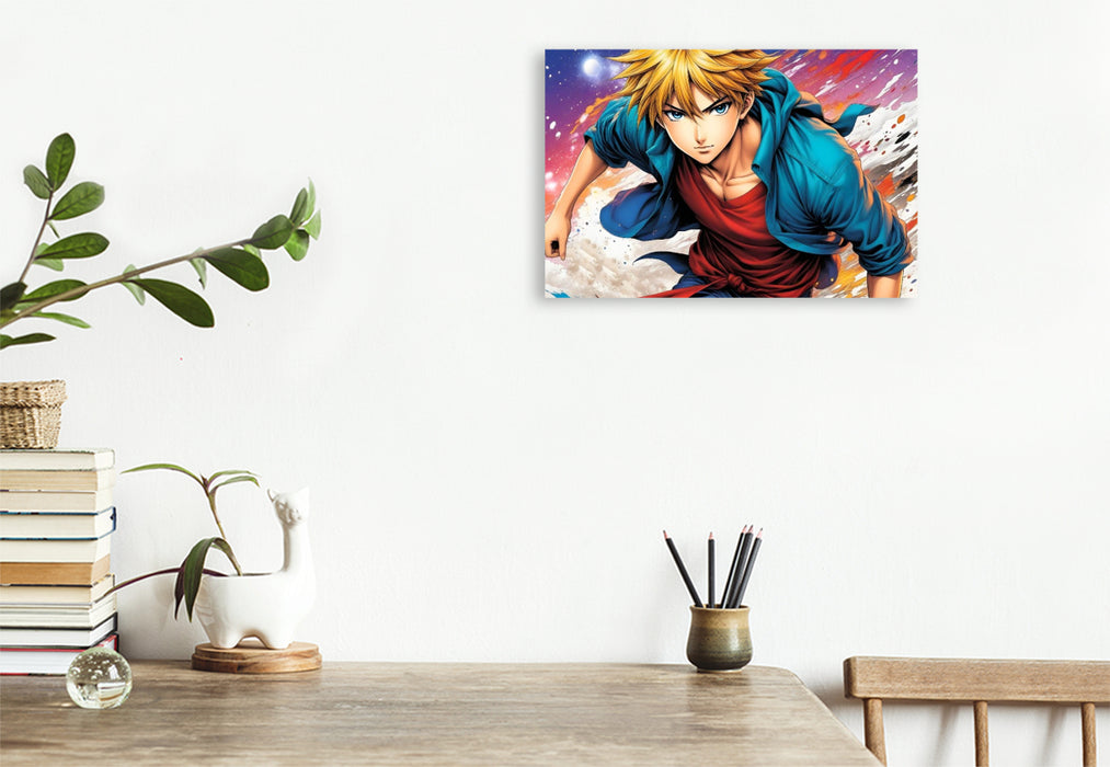 Premium Textil-Leinwand Manga Superboy Sota Hoshino - Der Junge, der die Sterne hört