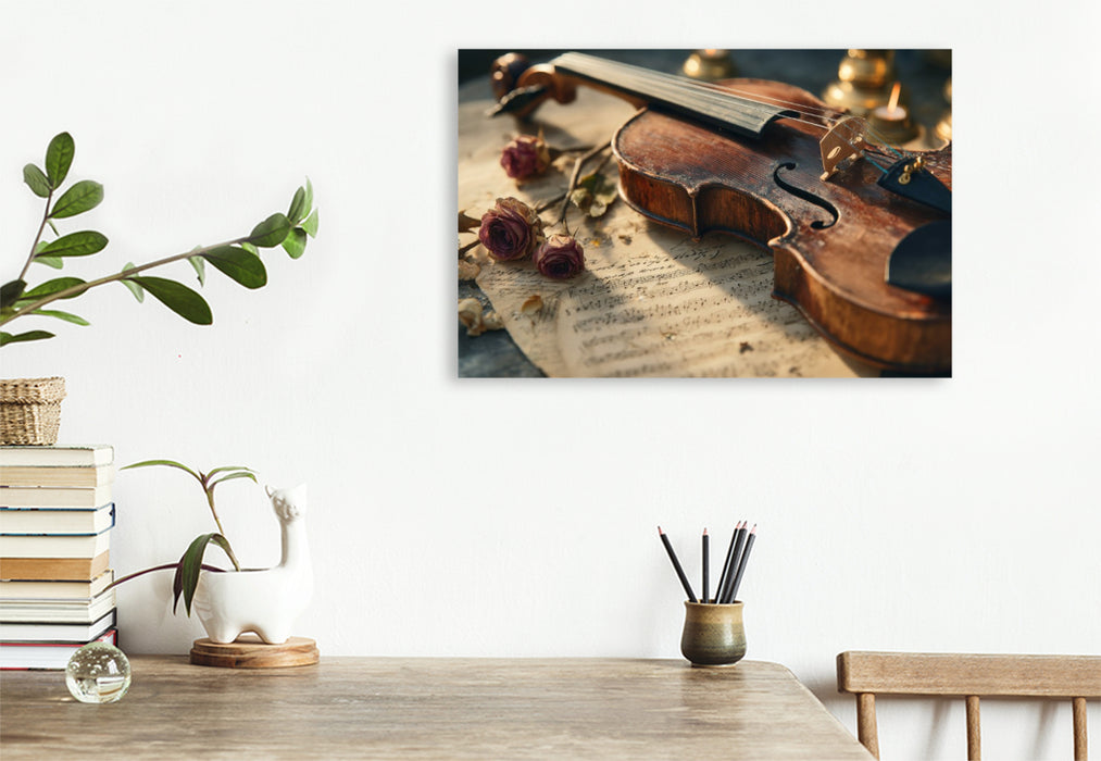 Premium Textil-Leinwand Ein Motiv aus dem Kalender Zeitgeflüster