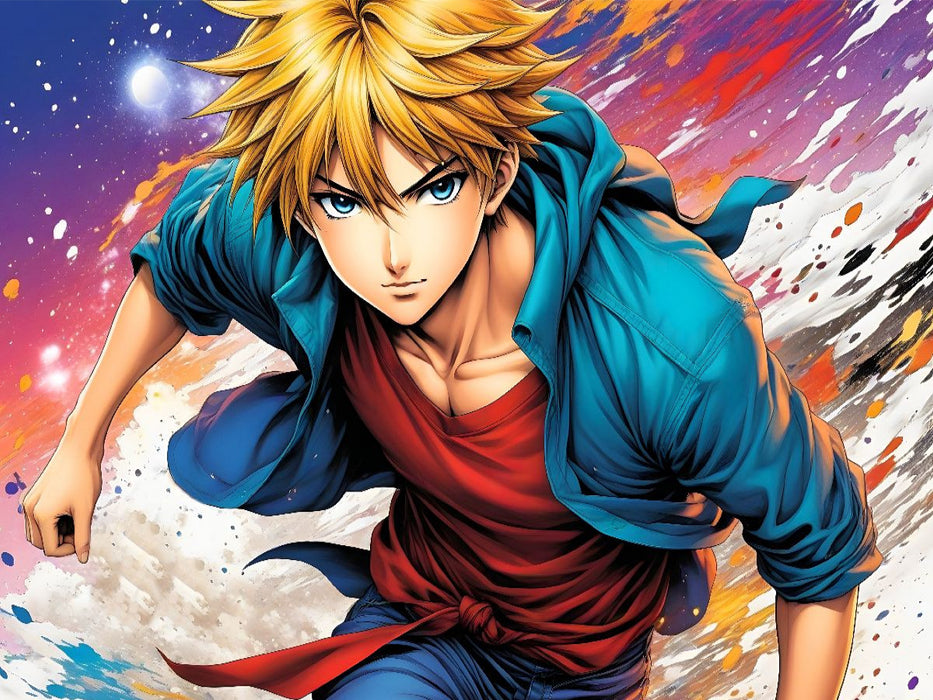 Manga Superboy Sota Hoshino - Der Junge, der die Sterne hört - CALVENDO Foto-Puzzle'