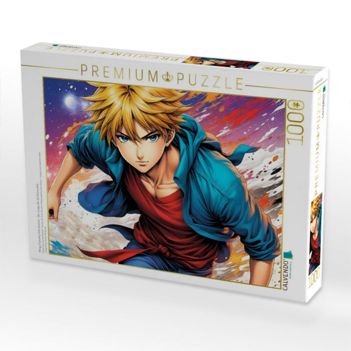 Manga Superboy Sota Hoshino - Der Junge, der die Sterne hört - CALVENDO Foto-Puzzle'